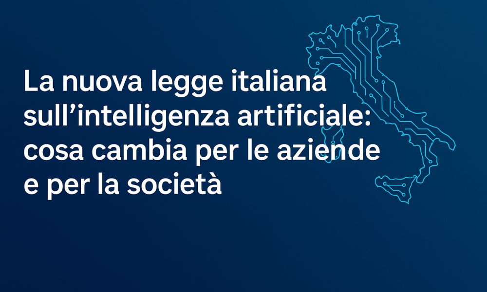 Legge italiana sull'intelligenza artificiale